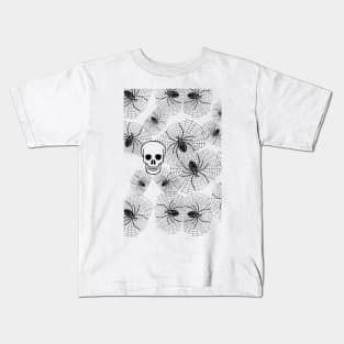 Spiders and Skulls Kids T-Shirt